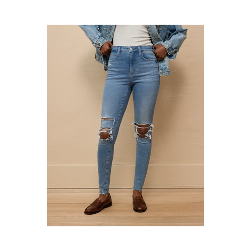 American Eagle AE Next Level Super High-Waisted Ripped Jegging