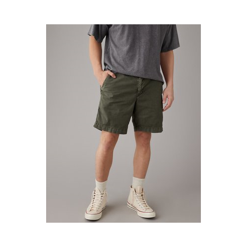 American Eagle AE Flex 9 Weekend Linen-Blend Short