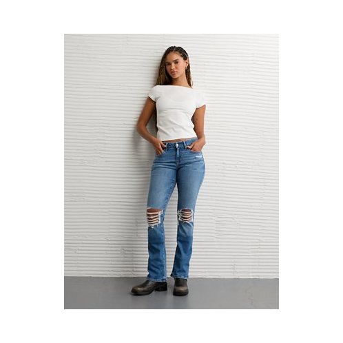 American Eagle AE Next Level Curvy Ripped High-Waisted Skinny Kick Jean