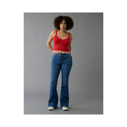 American Eagle AE Next Level Curvy Super High-Waisted Flare Jean