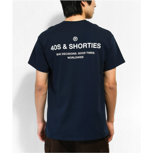 40s and Shorties 40s & Shorties General Navy T-Shirt | Zumiez