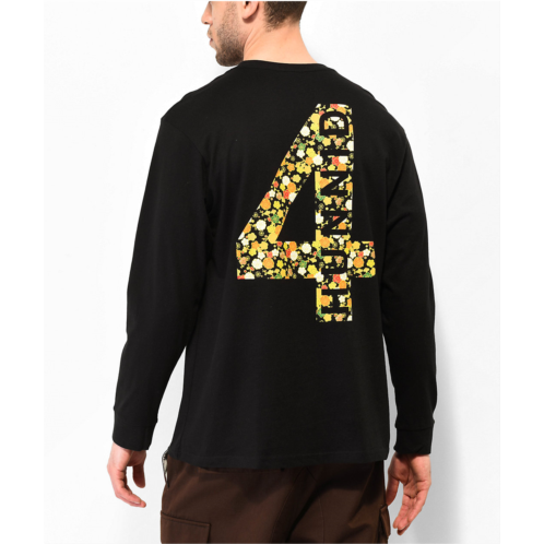 4Hunnid Floral 4 Black Long Sleeve T-Shirt | Zumiez