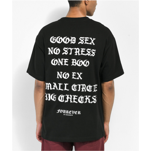 4Hunnid Fourever Good Sex V2 Black T-Shirt | Zumiez