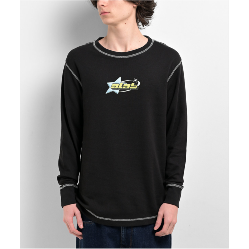 A.LAB Lunar Raver Black Thermal Long Sleeve T-Shirt | Zumiez