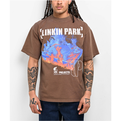 Brooklyn Projects x Linkin Park Thermal Brown T-Shirt | Zumiez