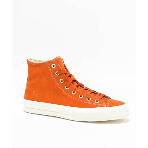 Converse Chuck Taylor All Star Pro Burnt Orange Suede High Top Shoes | Zumiez