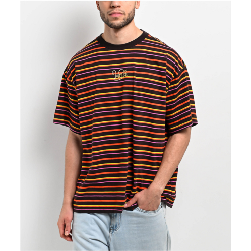 Converse x Wonka Brown Stripe T-Shirt | Zumiez