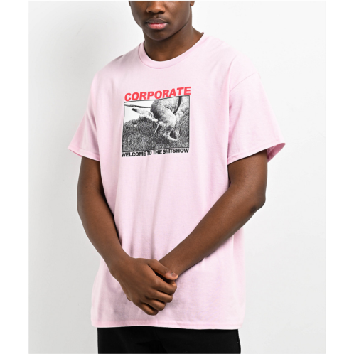 Loosey Corporate Shit Show Pink T-Shirt | Zumiez