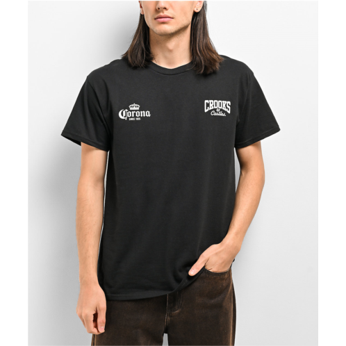 Crooks & Castles x Corona Medusa Black T-Shirt | Zumiez