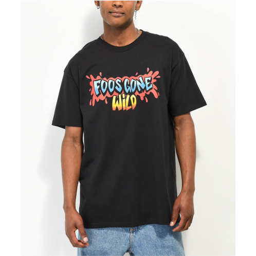 Foos Gone Wild Logo Black T-Shirt | Zumiez