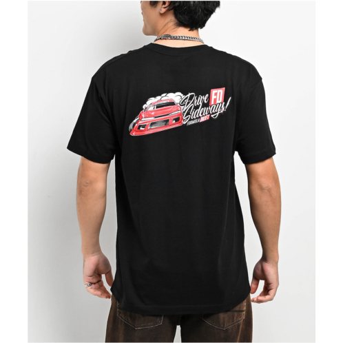 Formula DRIFT Drive Sideways Black T-Shirt | Zumiez