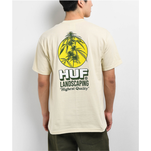 HUF Landscaping Bone T-Shirt | Zumiez