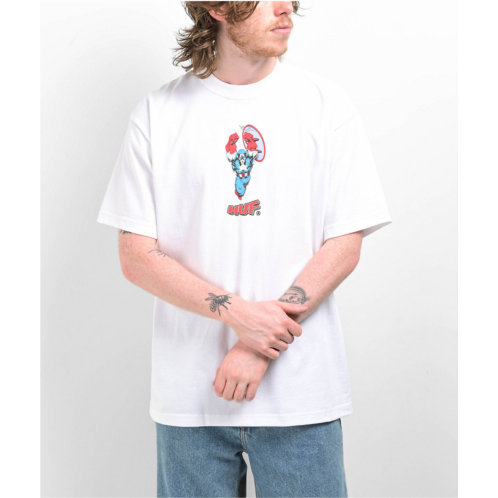 HUF x Marvel Avengers Collection Cap No Cap White T-Shirt | Zumiez
