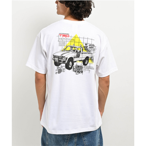 HUF x Toyota Racing Development Concept White T-Shirt | Zumiez