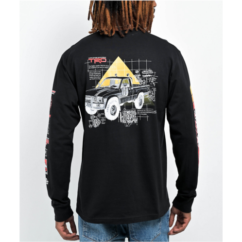 HUF x Toyota TRD Concept Black Long Sleeve T-Shirt | Zumiez