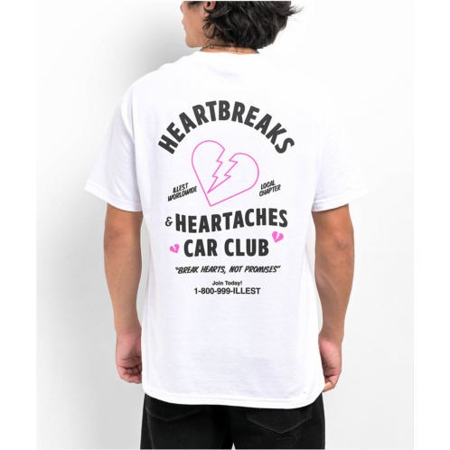 Illest Heartbreaks & Heartaches White T-Shirt | Zumiez