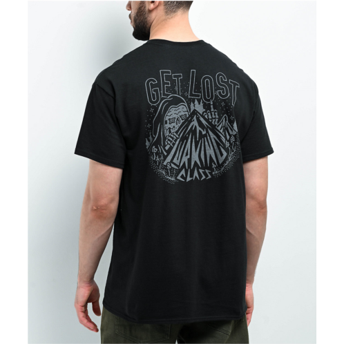 Lurking Class by Sketchy Tank Get Lost Black Reflective T-Shirt | Zumiez