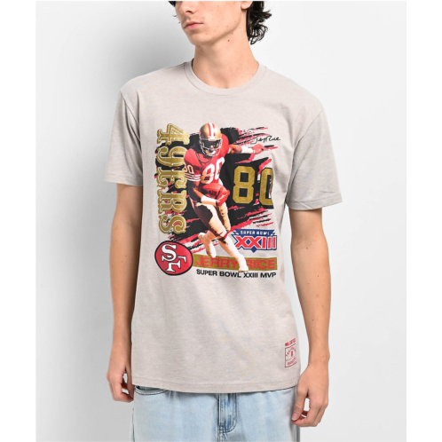 Mitchell & Ness San Francisco 49ers Jerry Rice White T-Shirt | Zumiez