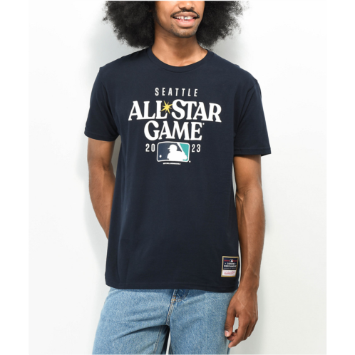 Mitchell & Ness x MLB Seattle All Star Game 2023 Navy T-Shirt | Zumiez