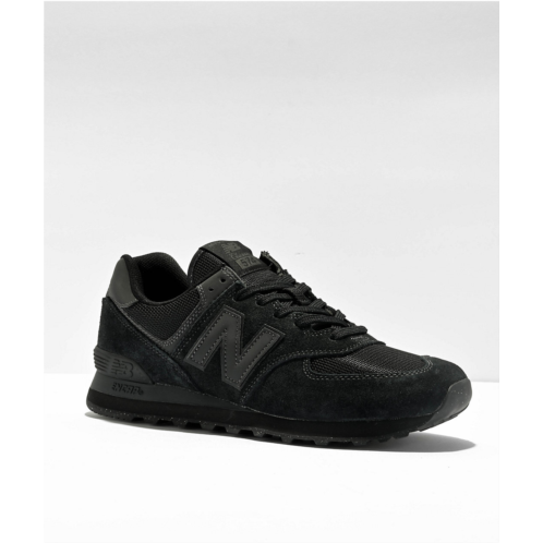 New Balance Lifestyle 574 Core Black Shoes | Zumiez