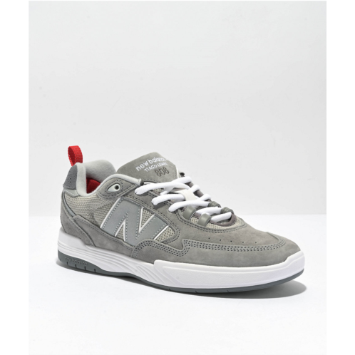 New Balance Numeric Tiago Lemos 808 Grey & White Skate Shoes | Zumiez