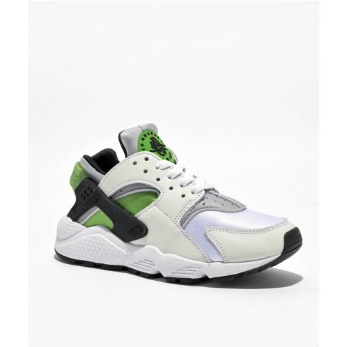 Nike Air Huarache White & Green Shoes | Zumiez