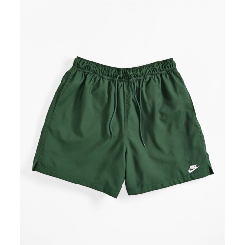 Nike Club Fir Green Woven Flow Shorts | Zumiez