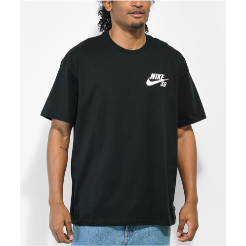Nike SB Logo Black & White T-Shirt | Zumiez