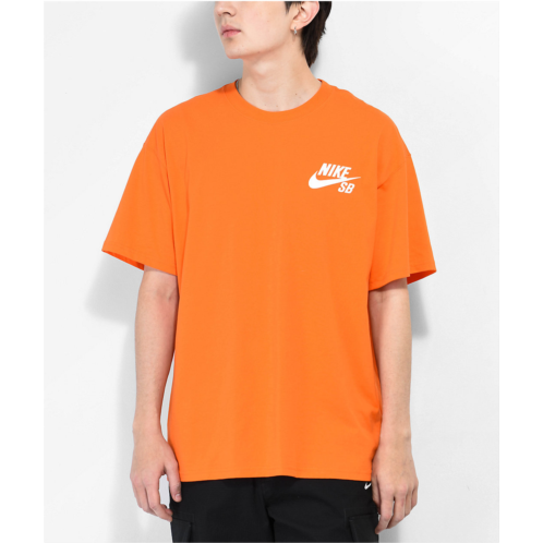 Nike SB Logo Orange T-Shirt | Zumiez