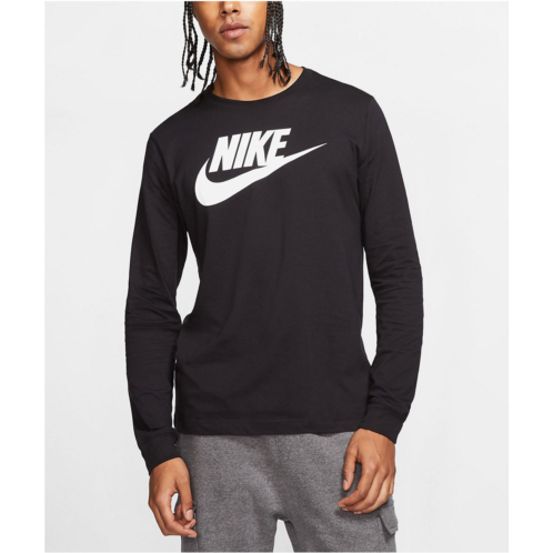 Nike Sportswear Icon Futura Black Long Sleeve T-Shirt | Zumiez