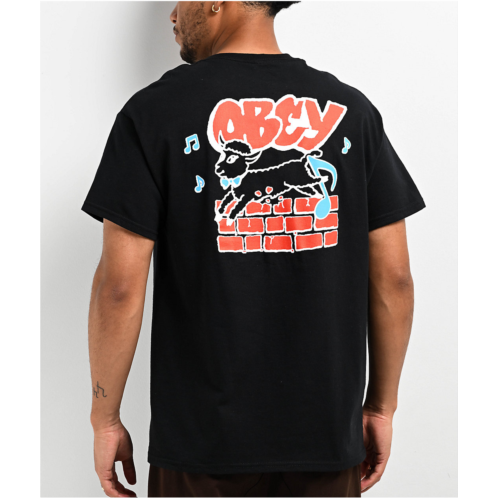 Obey Out Of Step Black T-Shirt | Zumiez