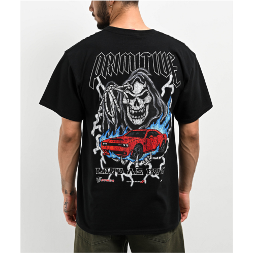 Primitive x Dodge Storm Black T-Shirt | Zumiez