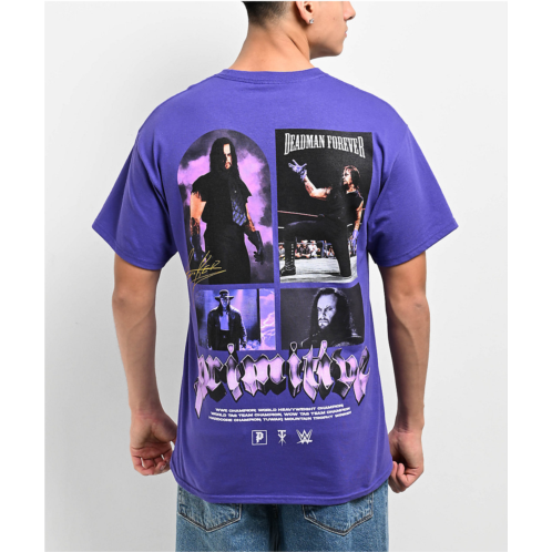 Primitive x WWE Deadman Forever Purple T-Shirt | Zumiez