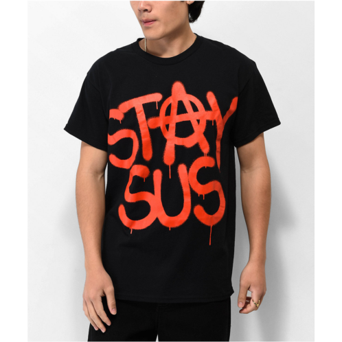 SUS BOY Stay Black T-Shirt | Zumiez