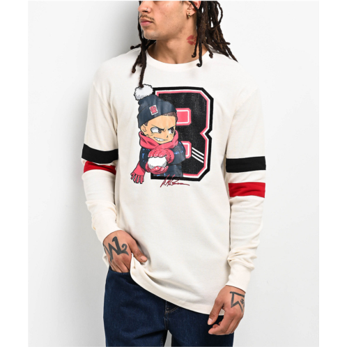 The Boondocks Riley Hockey Natural Long Sleeve Thermal T-Shirt | Zumiez