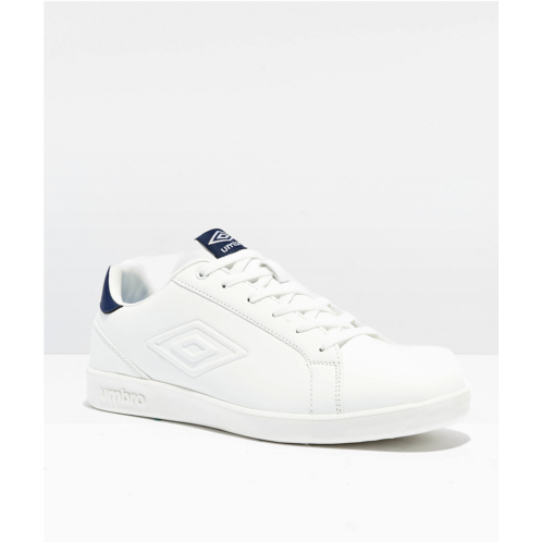 Umbro Broughton III White & Navy Blue Shoes | Zumiez