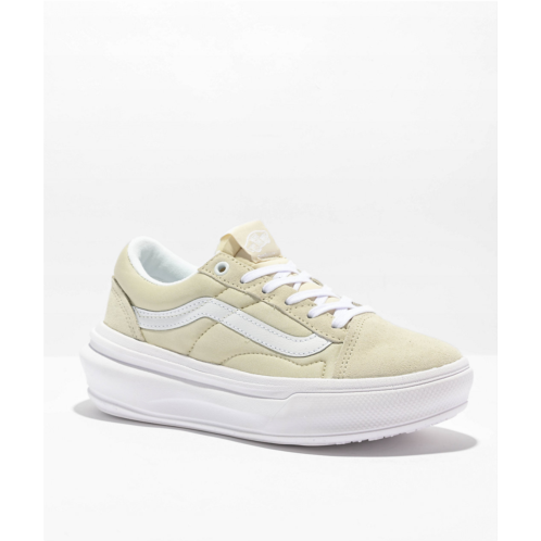 Vans Old Skool Overt CC Sand & White Shoes | Zumiez