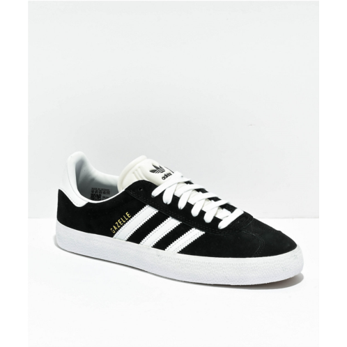 adidas Gazelle ADV Black & White Shoes | Zumiez