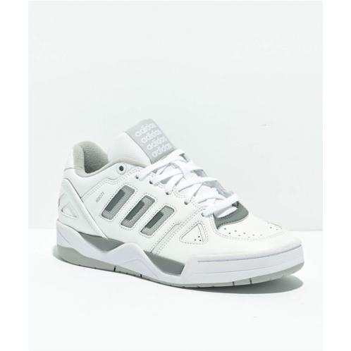 adidas Mid City Low White & Grey Shoes | Zumiez