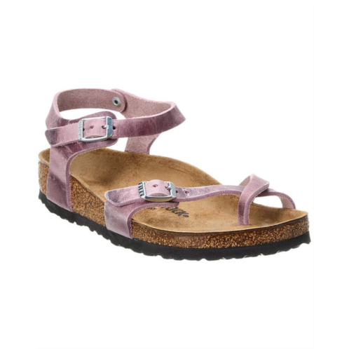 Birkenstock taormina waxy leather sandal