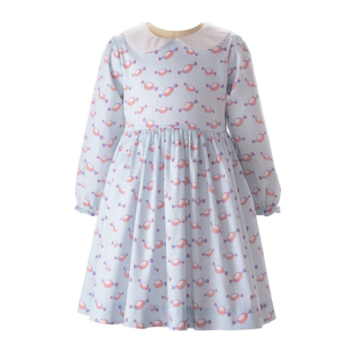 Rachel Riley girls sweetie dress in blue