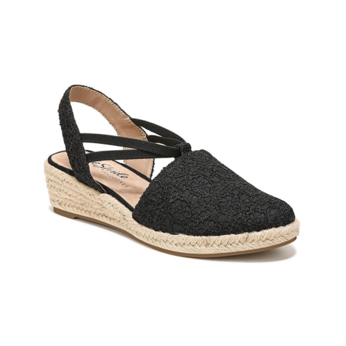 LifeStride katrina 2 womens cushioned footbed canvas wedge sandals