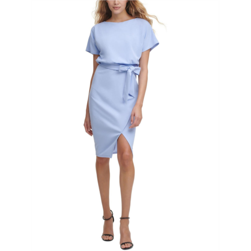 Kensie womens roundneck knee-length cocktail and party dress