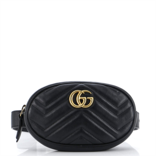 Gucci gg marmont belt bag matelasse leather