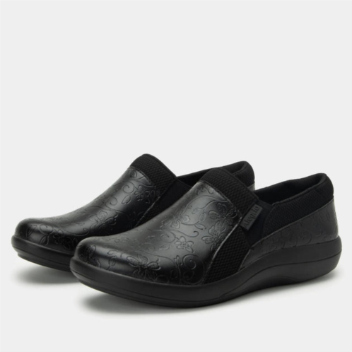 Alegria duette slip-on in embloom black