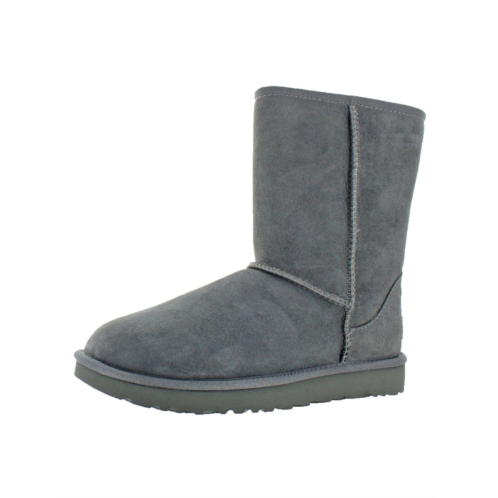 Ugg classic short ii womens lined suede casual boots