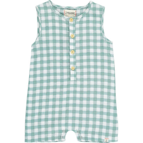 ME & HENRY kids cabin romper in sage