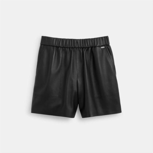 Coach Outlet leather shorts