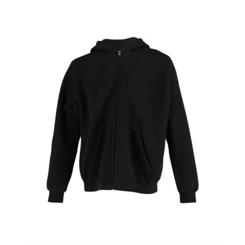 Balenciaga back logo hoodie in black cotton