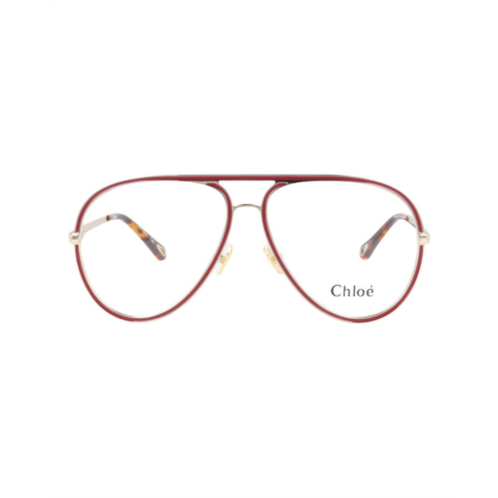 Chloe aviator-frame metal optical frames